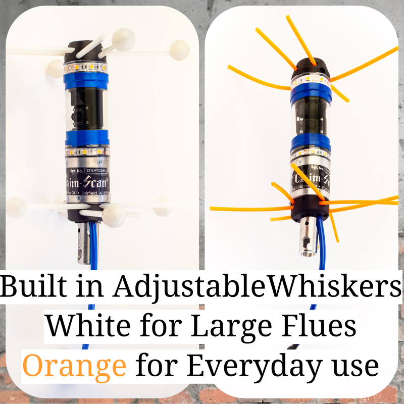 Image features pictures of both the Lighthouse™ Tilt with orange whiskers and one with white Whisker Stabilizers.