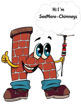 Image of a figure that says Hi! I'm See-More Chimneys!